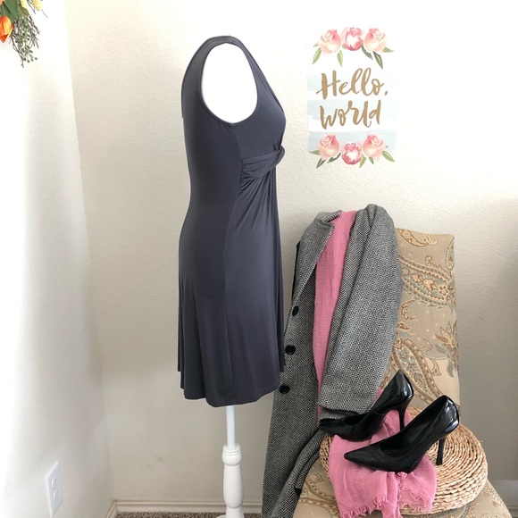 V-Neck A-Shape Forever 21 Gray Dress - Picture 4 of 8